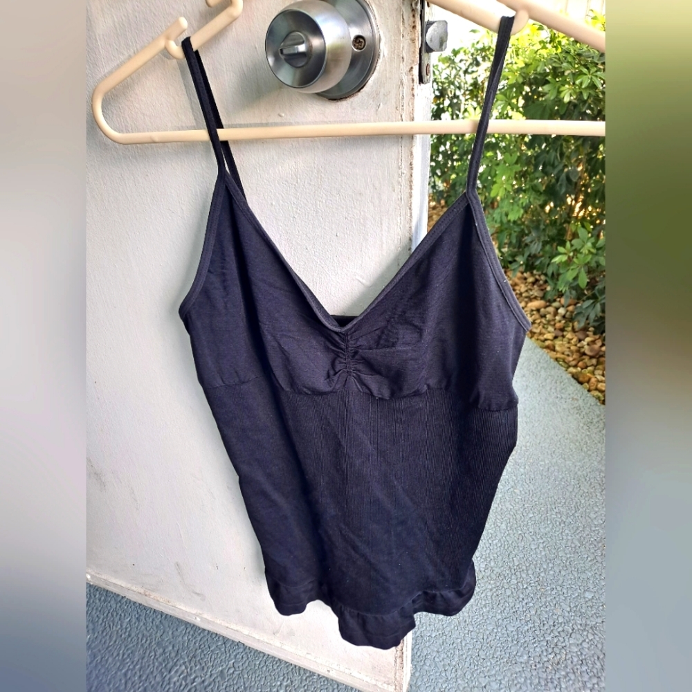 Very Cute Black Nylon Camisole Size L